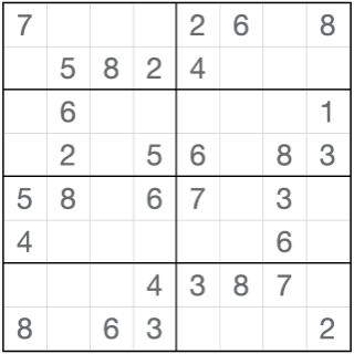 Anti-knight Sudoku8x8