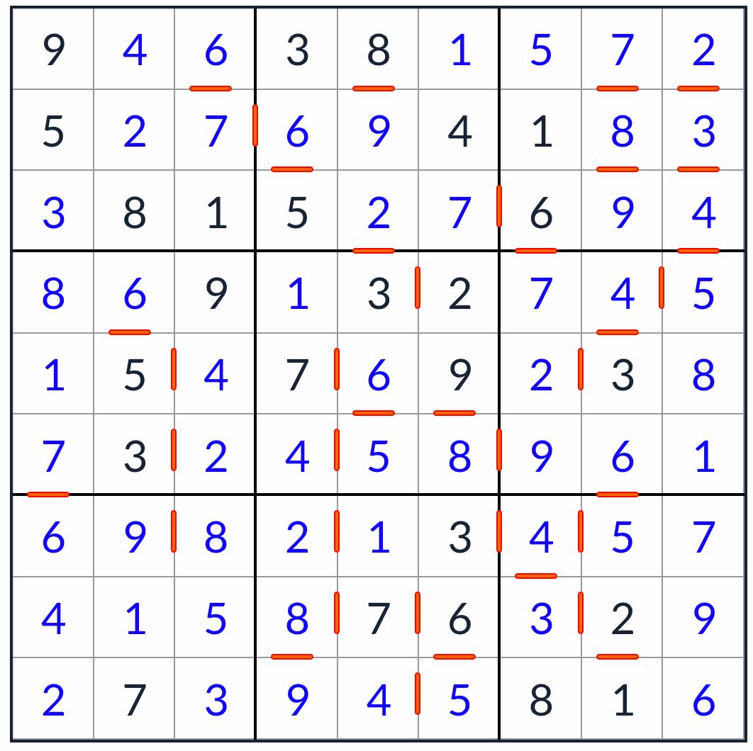 Anti-Knight Consecutive Sudoku solution