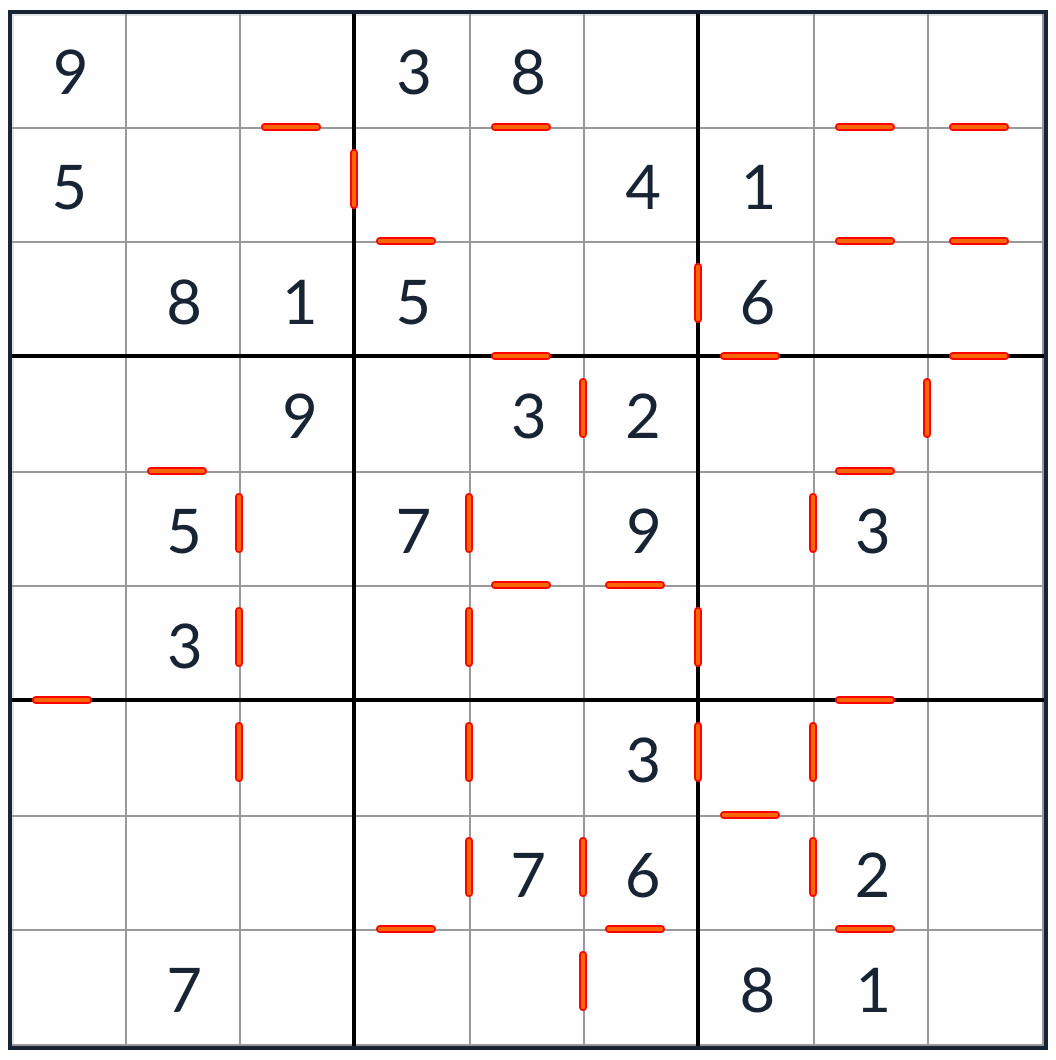 Anti-Knight Consecutive Sudoku puzzle