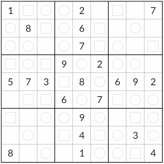 Anti-King Even-Odd Sudoku