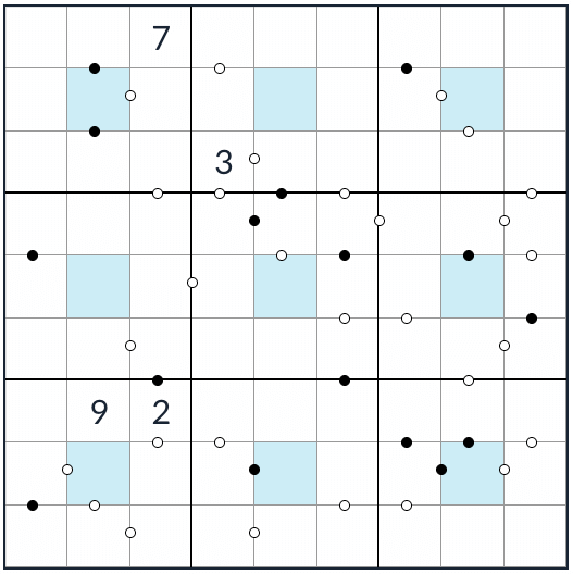 Center Kropki Sudoku question