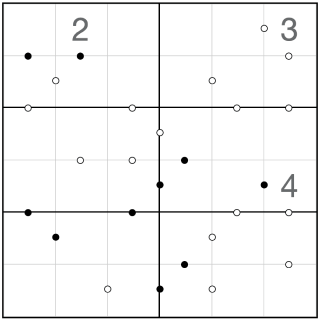 Kropki Sudoku 6x6