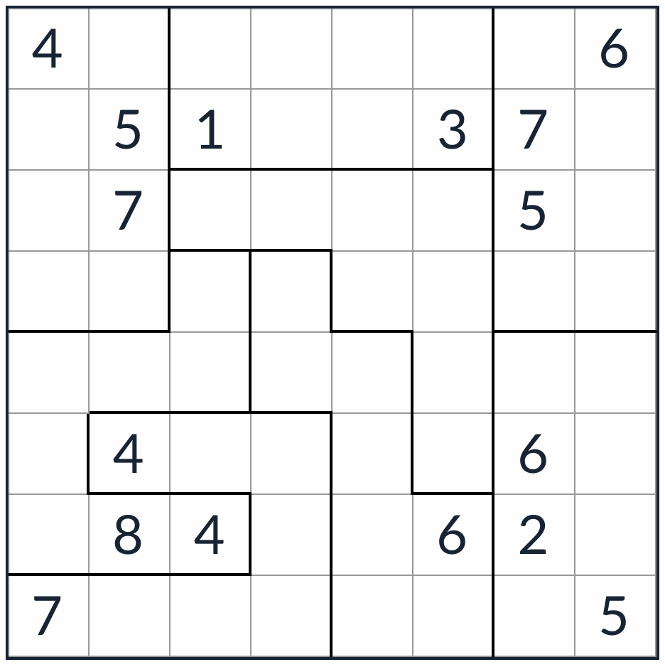 Irregular Non-Consecutive Sudoku 8x8 question