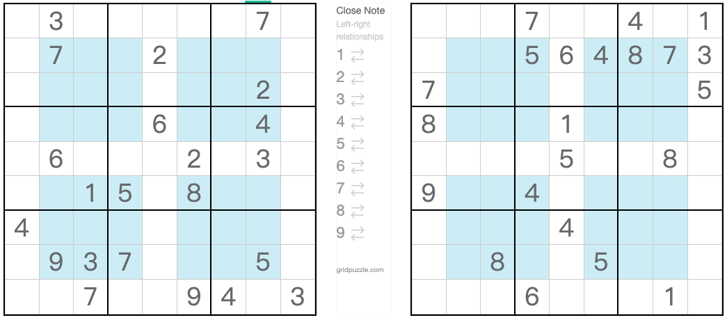 Twin Corresponding Anti-knight Hyper Sudoku